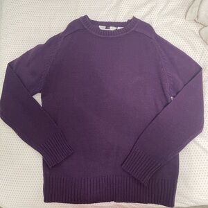 Hudson Jeans Deep Purple Knit Sweater